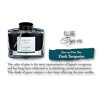 PILOT iroshizuku 露草 50ml Amazon.com : Pilot Iroshizuku Fountain Pen Ink - 50ml Bottle